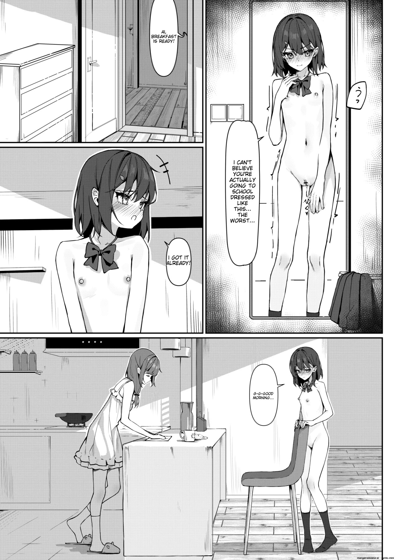 Hentai Manga Comic-Starting today, I'll be going to school naked 1-Read-4